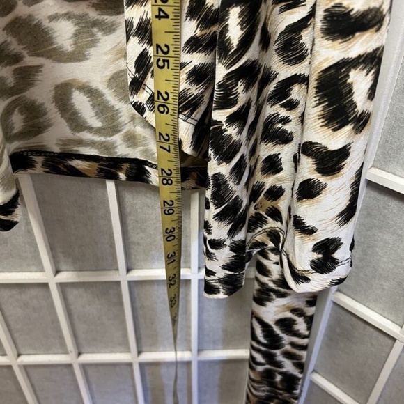 Attitudes,Woman,Spring Jacket Cover,Animal Print,Sz M,Midi,knotted,Made in USA.! - Picture 13 of 13